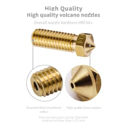 Volcano Nozzle For Artillery Sidewinder X1& X2 Genius Pro, Anycubic Vyper Kobra Plus/Max, Voron M6 Thread Hotend Brass Nozzles