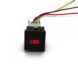 1 Pc Car Red LED DRL Light Packing Radar Power On Off Camera Mirror Switch Button For VW Golf 6 Jetta 5 MK5 Scirocco Accessories