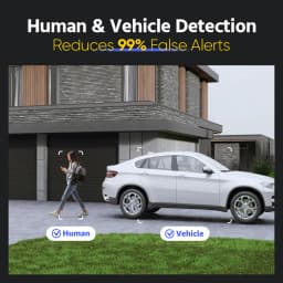 ANNKE 12MP Outdoor Smart Dual Light PoE Security Camera Color IR Night Vision Built-in Microphone IP67 Smart Home H.265+
