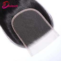 Indian Body Wave 4x4 Transparent Lace Closure Remy Human Hair Closure Swiss Lace Body Wave Closure Only 12-22inch Natural Clolor