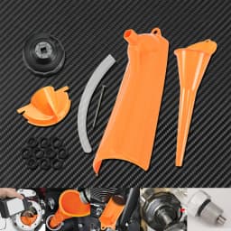 Motorcycle End Cap Style Oil Filter Wrench Oil Filter Funnel Filler Cover 1105 Sealing O-Ring For Harley Sportster Touring Dyna