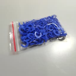 100Pcs 1/4" 3/8"OD Tube PE Pipe Fitting Blue Clip C-ring Hose Quick Connector Aquarium RO Water Filter Reverse Osmosis System