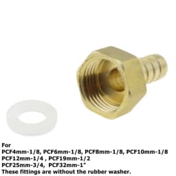 Brass Hose Fitting 4mm 6mm 8mm 10mm 12mm 19mm Barb Tail 1/8 1/4 1/2 3/8 Thread Air Water Pipe Connector Joint Coupler Adapter
