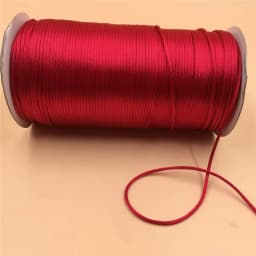 2mm Red Satin Cord Thread Chinese Knot Macrame Cord Bracelet Braided String DIY Tassels Beading Thread 10 Meters Loose Lot