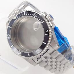 20ATM Dive Case 40mm Fit NH35 NH36 NH34 GMT ETA 2824 PT5000 Steel Watch Case Jubilee Bracelet Sapphire Glass Slide Buckle