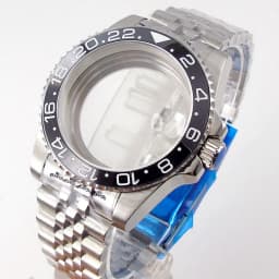 20ATM Dive Case 40mm Fit NH35 NH36 NH34 GMT ETA 2824 PT5000 Steel Watch Case Jubilee Bracelet Sapphire Glass Slide Buckle