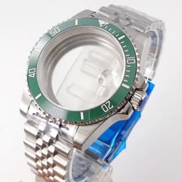 20ATM Dive Case 40mm Fit NH35 NH36 NH34 GMT ETA 2824 PT5000 Steel Watch Case Jubilee Bracelet Sapphire Glass Slide Buckle