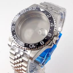 20ATM Dive Case 40mm Fit NH35 NH36 NH34 GMT ETA 2824 PT5000 Steel Watch Case Jubilee Bracelet Sapphire Glass Slide Buckle
