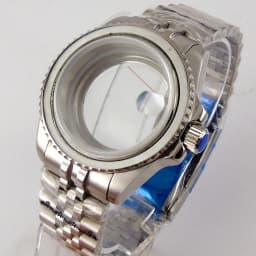20ATM Dive Case 40mm Fit NH35 NH36 NH34 GMT ETA 2824 PT5000 Steel Watch Case Jubilee Bracelet Sapphire Glass Slide Buckle