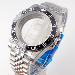 20ATM Dive Case 40mm Fit NH35 NH36 NH34 GMT ETA 2824 PT5000 Steel Watch Case Jubilee Bracelet Sapphire Glass Slide Buckle