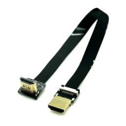 Ribbon Flat FPV HDMI Cable Micro Mini HDMI-compatible 90 Degree DIY Cable Adapter 5cm-80cm FPC Pitch 20pin Plug Connector