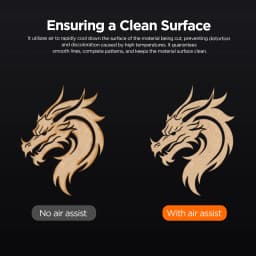 ACMER C4 Air Pump 30L/min Air Airflow Assist Kit Remove Smoke Dust Adjustable Air Assist System for Laser Engraving Machine