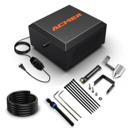 ACMER C4 Air Pump 30L/min Air Airflow Assist Kit Remove Smoke Dust Adjustable Air Assist System for Laser Engraving Machine