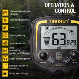 TX-850 Underground Metal Detector Professional Accuracy Scanner Search Finder Gold Detector 2.5m Depth Treasure Hunting Tool