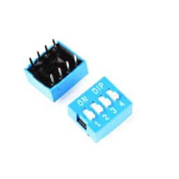 35PCS/LOT Blue Dip Switch 1 2 3 4 5 6 8 Way 2.54mm Toggle Switch Snap Switches Mixed Kit Each 5PCS Combination Set