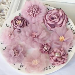 10Pcs/Set Mix Fabric Flowers Simulation Flower Head Decoration Flowers For DIY Accessories