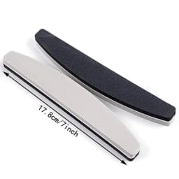 5pcs Sponge Block Nail File 180/240 Gray/Black Boat Nail Buffer Gel Polish Lime a Ongle Sanding Buffer Manicure Tools Supplier