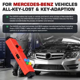 Autel GBOX3 Key Programming Tool G-BOX For Mercedes-Benz BMW Toyota 4A All Key Lost Work Key Programmer With KM100/ IM508/ IM608
