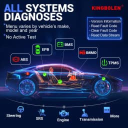 Lifetime Free Update Newest KINGBOLEN S6 CAN FD All System Car Diagnostic Tools Auto OBD Scanner Bluetooth 28 Resets Auto Vin