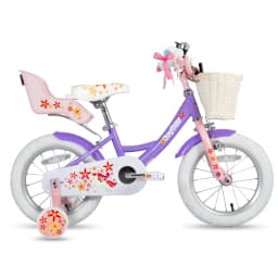 JOYSTAR Unicorn Girls Bike for Kids Ages 2-9,Kids Bike with Training Wheels, Streamers, Basket and Doll Seat