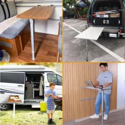 Adjustable Table Leg Kit, 20-30 Inch Folding Telescopic Legs with 2 Piece Slide Rails for RV Camper Yacht Travel Trailer