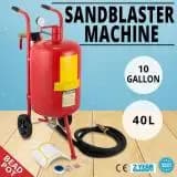 SucceBuy Sand Blaster 10Gal Portable Air Sandblaster 125Psi Pressure Sand Blasting Kit for Special Surface Treatment of Material