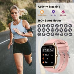 EIGIIS Smart Watch For Men Women P66D 1.85" TFT Health Monitoring IP68 Waterproof Bluetooth Call Multifunction Fitness Tracker