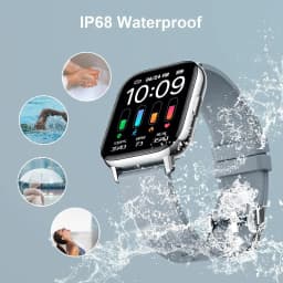 Nerunsa Smart Watch, Fitness Tracker 1.69" Touch Screen Smartwatch Fitness Watch Heart Rate Monitor/Pedometer/Sleep Monitor.