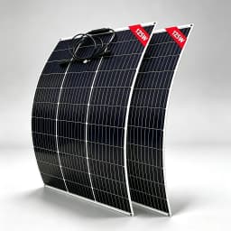 18V Solar Panel 125W 250W Flexible Solar Panels Monocrystaillne Solar Cell 12V/24V Battery Charge 1000W Home System Kits RV Boat