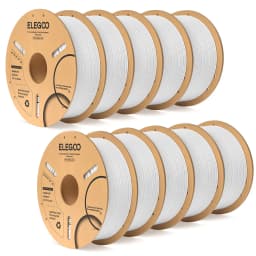 ELEGOO 1.75mm PLA Filament 2KG Set Plastic 3D PLA for 3D Printer Consumables Material for FDM 3D Printer NEPTUNE 3 PRO