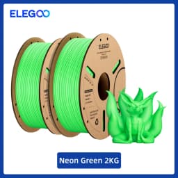 ELEGOO 1.75mm PLA Filament 2KG Set Plastic 3D PLA for 3D Printer Consumables Material for FDM 3D Printer NEPTUNE 3 PRO