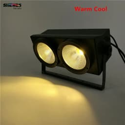 SHEHDS 1/2Eyes 200W COB Lighting Cool Warm White/RGBW+UV 6 in 1 For Dj Booth Market Disco Church Theater Concert