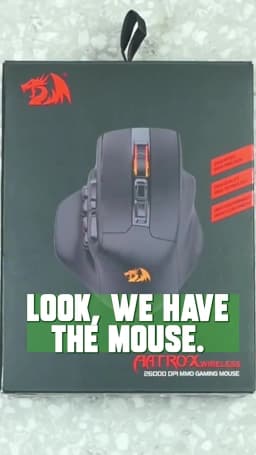 Redragon M811 PRO Wireless MMO Gaming Mouse, 15 Programmable Buttons RGB Gamer Mouse, 10 Side Macro Keys