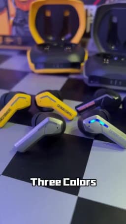 Ship From US Transformers TF-T06 Bluetooth Earphones Gaming Headset Low Latency with Mic Headphones HD Call Wireless Earbuds