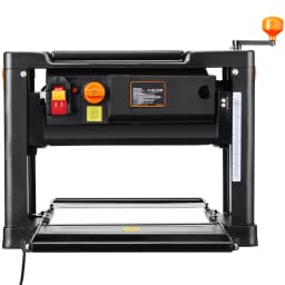 SucceBuy Electric Thickness Planer Benchtop 13inch Wood Planer with 3 Blades Two Speed 15-Amp 2000W for DIY Woodworking Planing