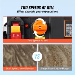 SucceBuy Electric Thickness Planer Benchtop 13inch Wood Planer with 3 Blades Two Speed 15-Amp 2000W for DIY Woodworking Planing