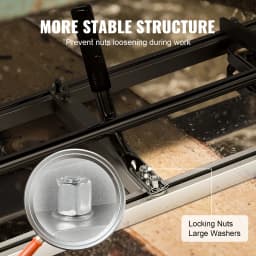 SucceBuy Chainsaw Mill Planking Milling 36 48 Inch Guide Bar Wood Lumber Cutting Portable Sawmill Aluminum Steel Chain Saw Mill