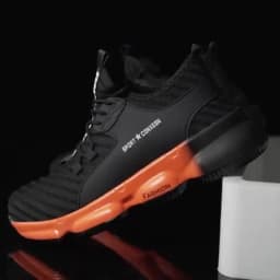 Anti-smash, anti-puncture, breathable, fashionable and comfortable safety shoes