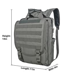 Molle Laptop Bag Tactical Messenger Bags Computer Backpack Fanny Belt Shouder Camping Outdoor Sports Bag