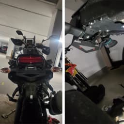 Motorcycle Rear License Plate Holder Bracket with Light Tail Tidy Fender Eliminator For Yamaha Tenere 700 XT700Z Tenere700 2019-
