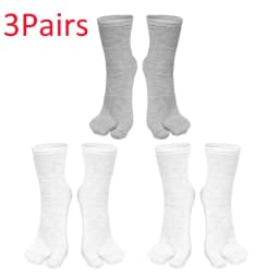 Fashion Japanese Style Tabi Toe Socks for Men Women Summer Fiber Two Finger Socks Kimono Flip Flop Sandal Split Tabi Toe Sock