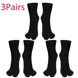 Fashion Japanese Style Tabi Toe Socks for Men Women Summer Fiber Two Finger Socks Kimono Flip Flop Sandal Split Tabi Toe Sock