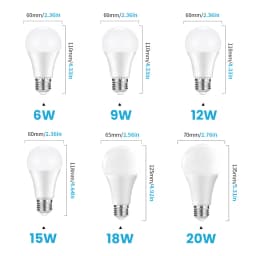 1pc Motion Sensor LED Bulb 6W 9W 12W 15W 18W 20W E27 Radar Sensor Light Lamp Lamparas 110V 220V For Home Stair Pathway