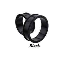 2pcs Supersize Flexible Silicone Double Flared Ear Tunnel Plug Ear Piercing Flesh Tunnel Ear Gauge Expander Stretchers Piercing