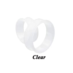 2pcs Supersize Flexible Silicone Double Flared Ear Tunnel Plug Ear Piercing Flesh Tunnel Ear Gauge Expander Stretchers Piercing