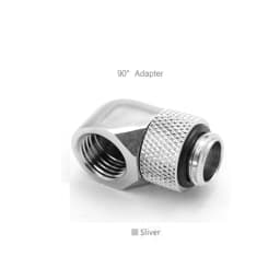 Rotatable Angled Adapter Fitting 45° 90 Degree Elbow, 360 Rotate Hand Compression G1/4'' 4 Colors
