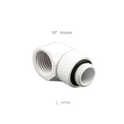 Rotatable Angled Adapter Fitting 45° 90 Degree Elbow, 360 Rotate Hand Compression G1/4'' 4 Colors