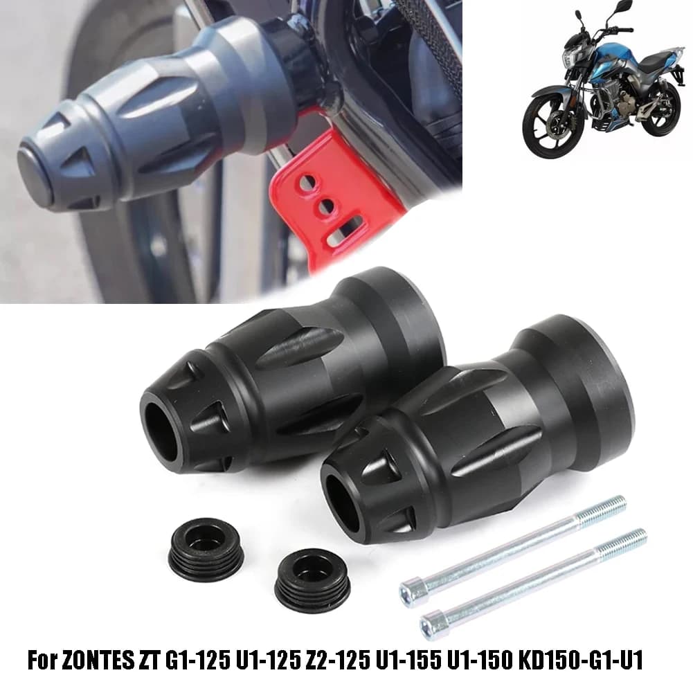 For ZONTES ZT G1-125 U1-125 Z2-125 U1-155 U1-150 KD150-G1-U1 Motorcycle Bumper Anti-Drop Guard Rod Protective Glue