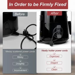 Cord Wrapper Cable Holder Clip Clamp Cord Organizer Cables Storage For Kitchen Appliances Mixer Blender Coffee Maker Air Fryer