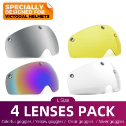 VICTGOAL Cycling Helmet Photochromic Lens Magnetic Lenses Bicycle Eye Polarized Goggles Sports Glasses MTB Road Bike Accessories